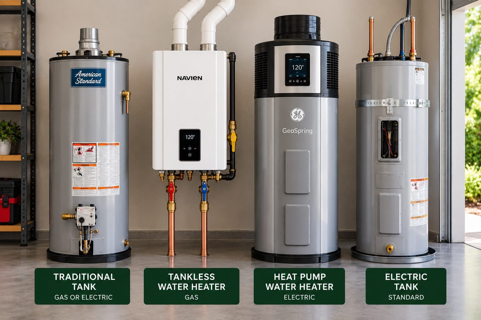 Water Heater Installation, Repair & Replacement